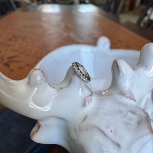 18KWG Diamond Eternity Hoop Earring